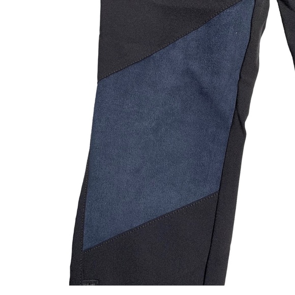 NWOT GAP Black with Blue Suede Combination Skinny High Waisted Pants Size XS - Picture 5 of 12